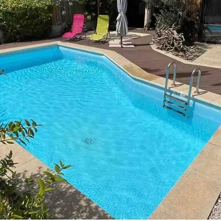 Villa Paradis Piscine Privee Sans Vis A Vis Et Vendres
